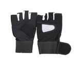 Fitness handschoen legend mesh zwart/wit maat s