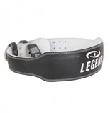Fitness riem zwart leder legend maat XL