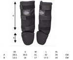 scheenbeschermers Fast unisex zwart maat 3XS