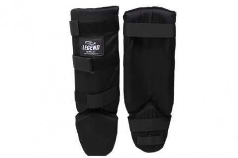 Scheenbeschermers fast unisex zwart maat m