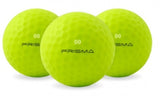 golfballen Prisma Flouro synthetisch lime 12 stuks