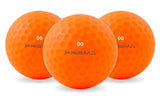 golfballen Prisma Flouro synthetisch oranje 12 stuks