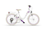 Fleur 24 Inch 34 cm Meisjes 6V V-Brake Wit