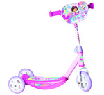 3-wiel kinderstep dora junior voetrem roze