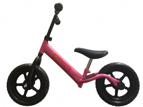 Kinder Scooter Loopfiets 12 Inch Meisjes Roze