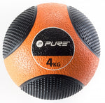 medicine Ball 4 kg oranje/zwart