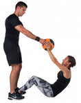 medicine Ball 4 kg oranje/zwart