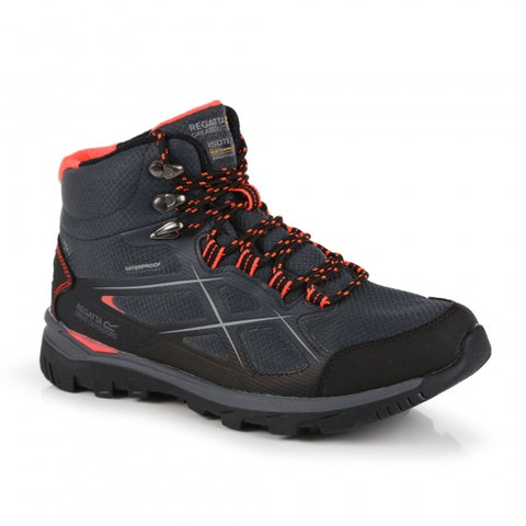 Kota Mid II wandelschoenen donkergrijs/koraal dames maat 39