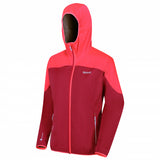 Softshell jack Tarvos III dames neon roze/ donker cerise maat 38