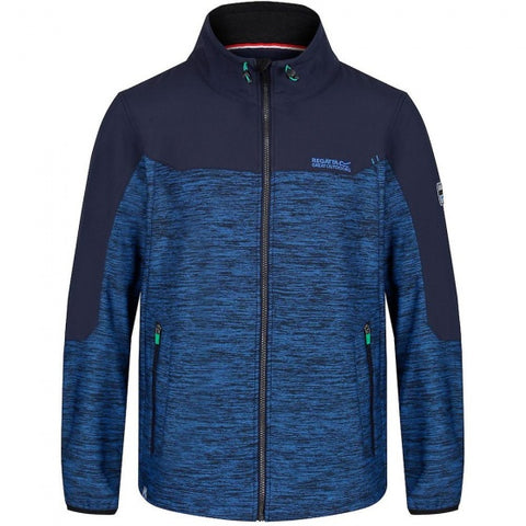 softshell jas Sender blauw heren maat M