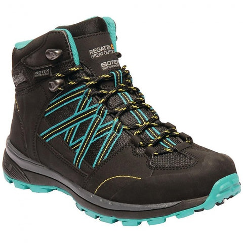 wandelschoenen Samaris dames zwart/blauw maat 42