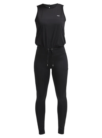 Jumpsuit flattering dames zwart maat xs