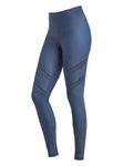 sportlegging Elevate Striped dames blauw maat M