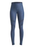sportlegging Elevate Striped dames blauw maat M