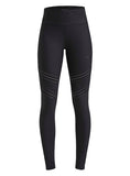 sportlegging Elevate Striped dames zwart maat XL