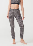 Sportlegging flattering printed dames grijs maat 3xl