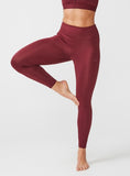 Sportlegging miko tights dames bordeaux maat m