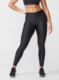 sportlegging Shiney Tights dames zwart maat S