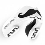 Gebitsbeschermer moustache unisex zwart/wit