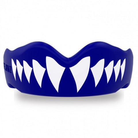 Gebitsbeschermer shark unisex blauw/wit