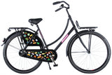 Badges 28 Inch 56 cm Dames Terugtraprem Zwart