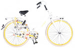 Cartoon 28 Inch 56 cm Dames Terugtraprem Wit