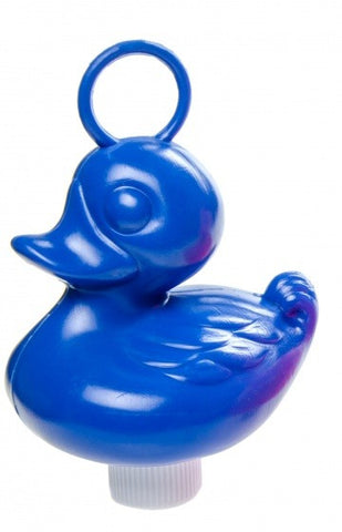 kermiseend Koraalrif junior 7 x 9 cm blauw