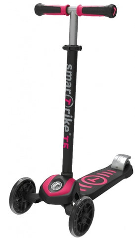 Scooter T5 step Meisjes Zwart/Roze