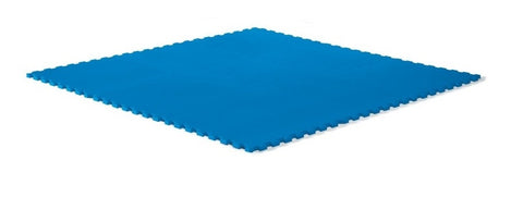 Speelmat 61 x 61 cm foam blauw 4 stuks