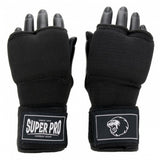 Combat gear binnenhandschoenen met bandage wit maat l