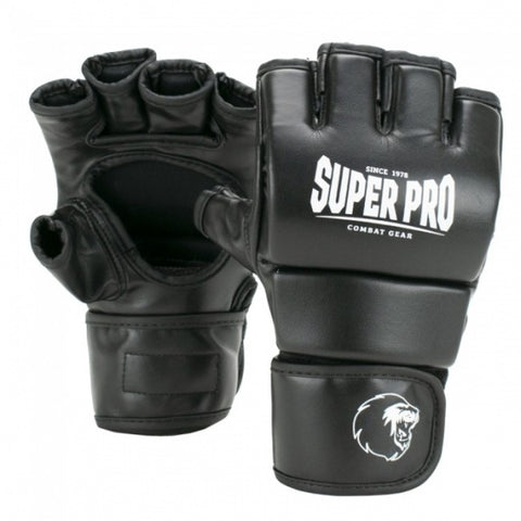 Combat Gear Brawler MMA Handschoenen Zwart/Wit maat XXS