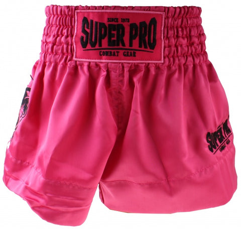 Combat gear kickboksshort hero roze maat xl