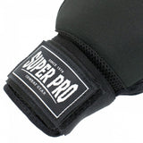 Super Pro Combat gear mexican wrap binnenhandschoenen zwart
