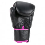 Combat Gear Warrior bokshandschoenen zwart/roze 8oz