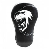 stootkussen langwerpige handpads vechtsport zwart/wit