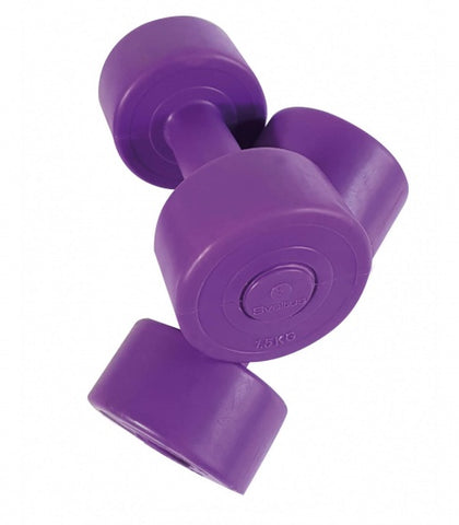 dumbbell cement 2 x 1,5 kg paars