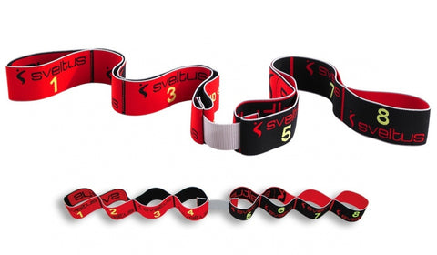 Elastiband 3-intensiteiten 95 cm rood