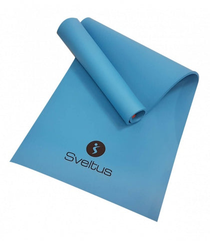 fitnessmat HD blauw 140 x 60 cm