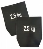 gewichtsvest zwart 2-15 kilo one size