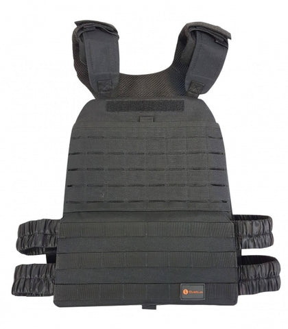 gewichtsvest zwart 2-15 kilo one size