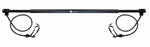 Gymbar met weerstandsbanden 130 cm zwart