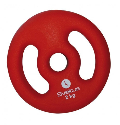 halterschijf rood 2 kg