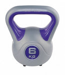 kettlebell fit paars/grijs 6 kg