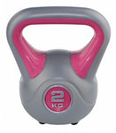 kettlebell fit roze/grijs 2 kg