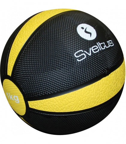 medicijnbal 1 kg zwart/geel in doos