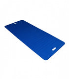 opvouwbare mat polyester/foam blauw 170 x 70 cm