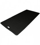 opvouwbare mat polyester/foam zwart 190 x 90 cm