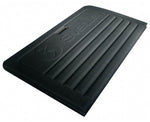 opvouwbare mat polyester/foam zwart 190 x 90 cm