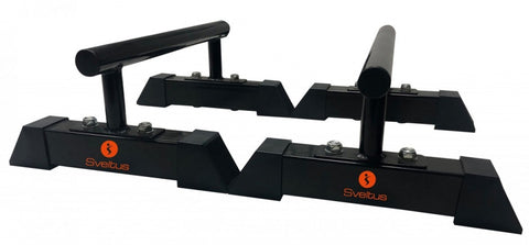 Parallettes 45 cm set 2 stuks zwart