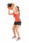 wallball 2 kg zwart/oranje